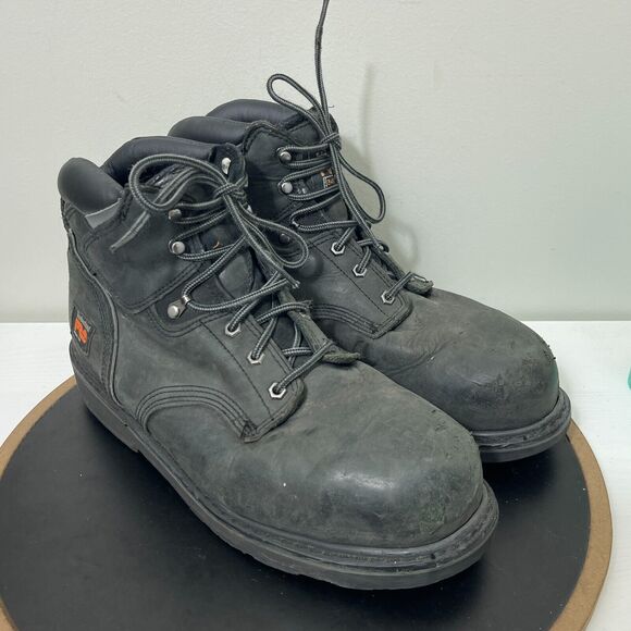 Timberland Pro Pit‎ Boss 6" Steel Toe Work Boot Black Men's Size 13 M - Picture 2 of 11